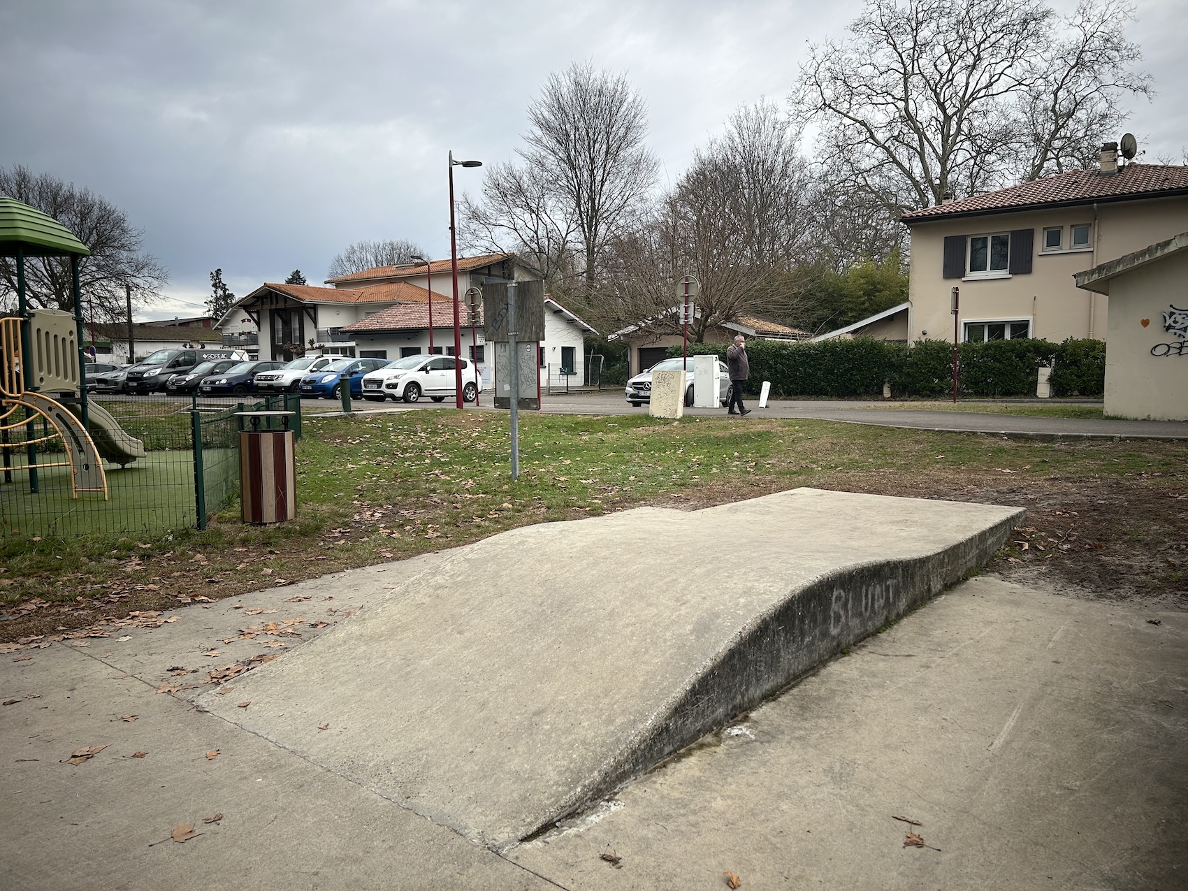 Parentis en Born skatepark